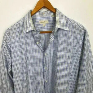 Tommy Bahama Men Checked Multi-Color 17 Shirt